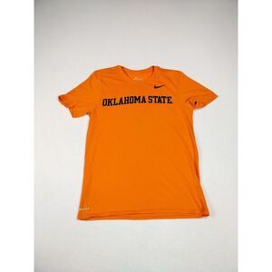 Nike Shirt Mens Medium Orange Nike Dri‎ Fit Oklahoma State Football Athleisure